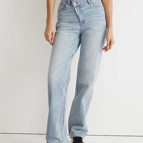 Madewell COOL Jeans - NWT crossover waist! Size 33 - Picture 3 of 5